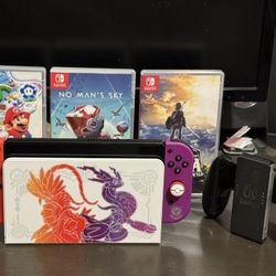 Nintendo Switch Oled Scarlet and Violet Edition