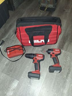 Hilti 12 volt lithium ion cordless set