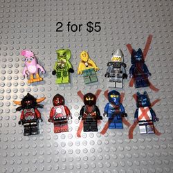 Lego Ninjago minifigures