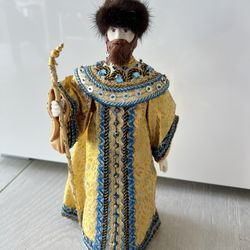 Vintage Russian Porcelain Doll (10.5”)