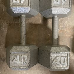 40 Lbs Dumbbell Set