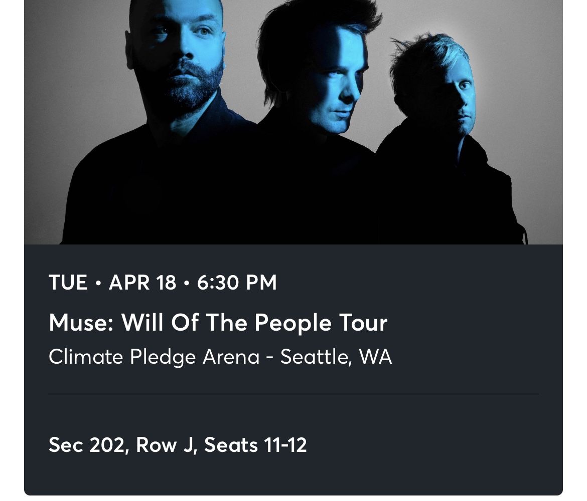 Muse At Climate Pledge Arena