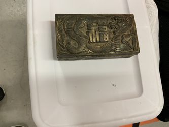 Brass Cigarette Box 