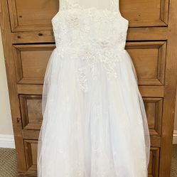 Girls Size 8 Wedding Flower Girl/Communion Dress