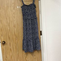 Sienna Sky Blue Floral Dress Size M