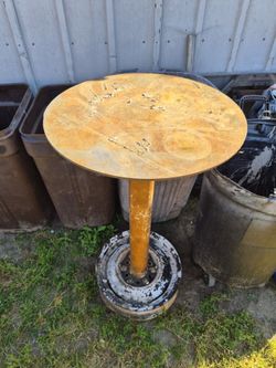 All Metal Pedestal Stand Base For A Grinder Vise Arbor Press