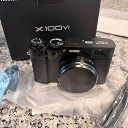 FUJIFILM X100VI Digital Camera (Black) w/ accessories
