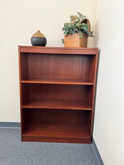 3 ft by 4 ft book case with 2 adjustable shelves