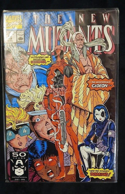 New Mutants 98, First appearance of Deadpool! Vintage collectible