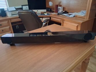 Black Soundbar Speaker System