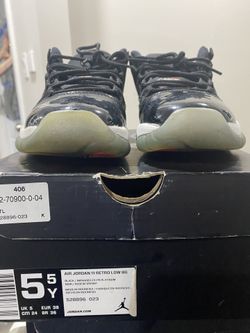 Jordan 11 retro low size 5.5