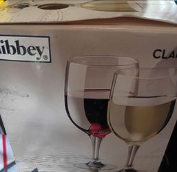 A Matching Set of Three Champagne Goblet Glasses