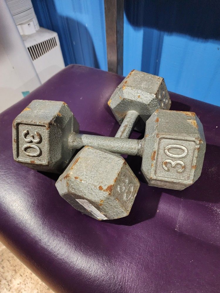 30 pound dumbbells