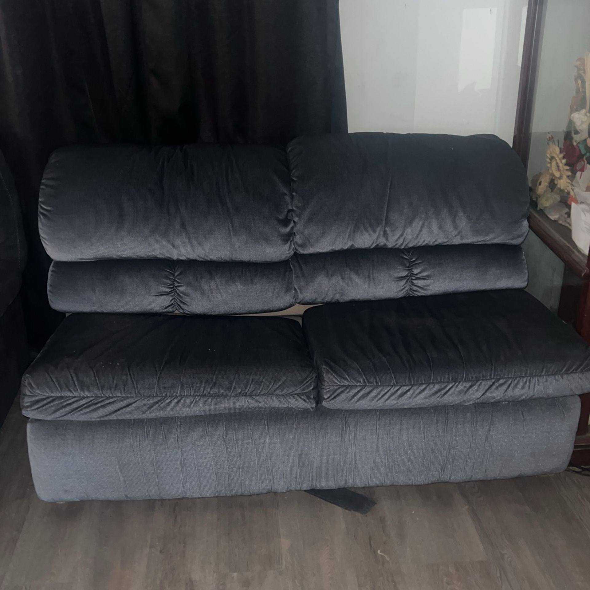 futon couch, chair marching part with chair