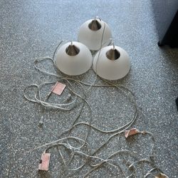 Hanging Plug In Lamps With 15’ Cords