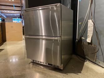Under Counter Double Drawer Refrigerator in Stainless Steel