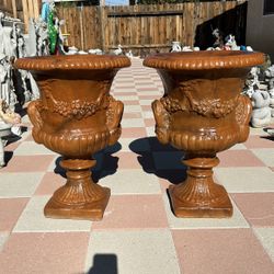 New Flower Pots Made Out Of Cement Perfect Gift 🎁 