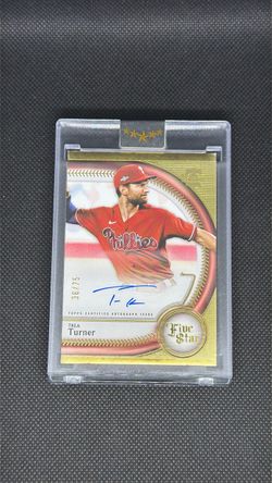 2025 Topps Five Star - Autographs Trea Turner #FSA-TT /75 (AU)