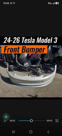 2024/2025/2026 Tesla Model 3 Front Bumper Cover