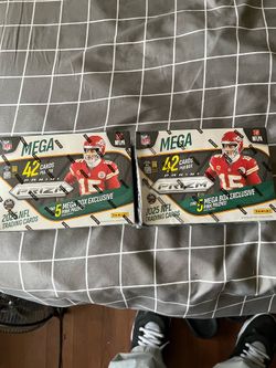 NFL trading cards sealed 2 boxes