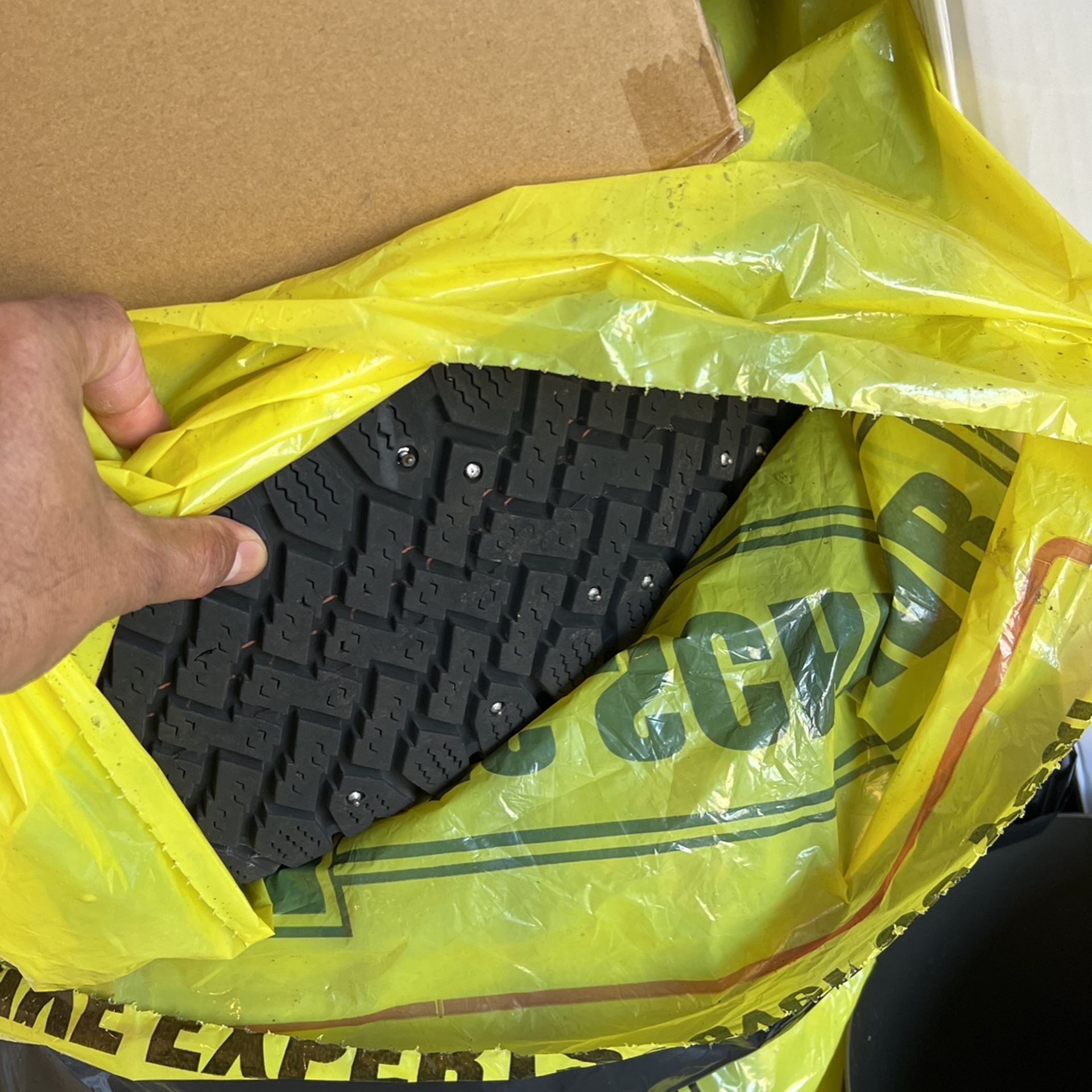 4 Winter Studded Tire Prius 2010