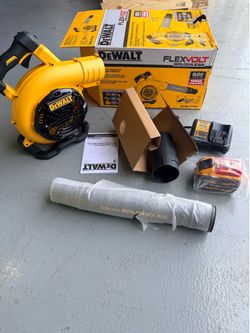 New DEWALT FLEXVOLT 60 V MAX Handheld Blower DCBL770X1 with 9AH BATTERY and charger KIT
