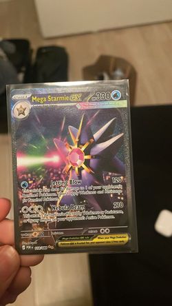 Mega Starmie ex Pokémon Card 118/088 Secret Rare