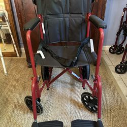 Brand New! Medline Transport Chair and Transfer Belt