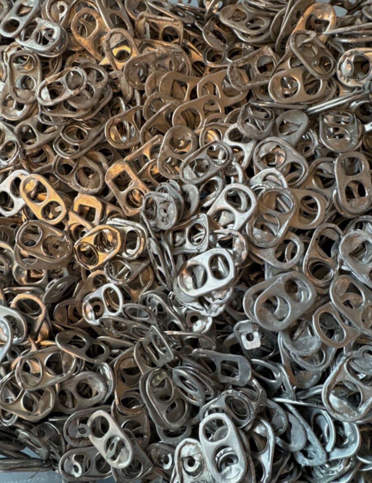 6000+ ALUMINUM POP TOPS, POP TABS, PULL TABS BEER, SODA- CRAFTS, DYI, ART