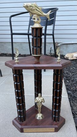 Vintage 1992 San Diego "Day at the Docks" 1st Place Fishing Trophy