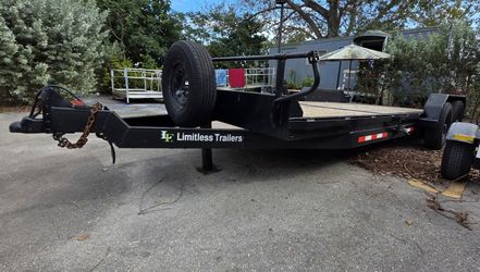 Gravity Tilt Trailer 7x22ft