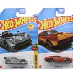 Hot Wheels Car Lot 4 Audi 90 , McMurtry Spéirling, Ravenger , 1983 Porsche