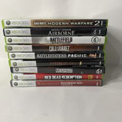 Lote 9 Juegos Xbox 360 | Call of Duty, Battlefield, Red Dead, Resident Evil