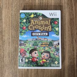 Nintendo Wii animal crossing city folk tested and working!