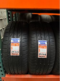 2 Hankook Used Tires 245/50/18