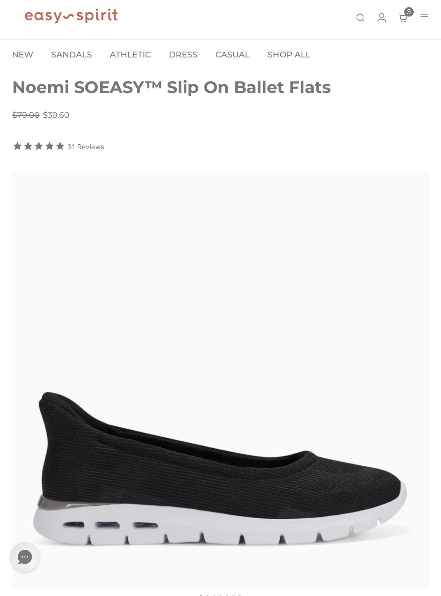 Easy Spirit Noemi Slip-ons, black