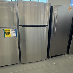 LG 33” 24 Cu Ft Top Mount Freezer Refrigerator With Multi-Flow Air System Garage Ready 