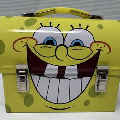 Spongebob Squarepants Yellow Dome Tin Lunchbox