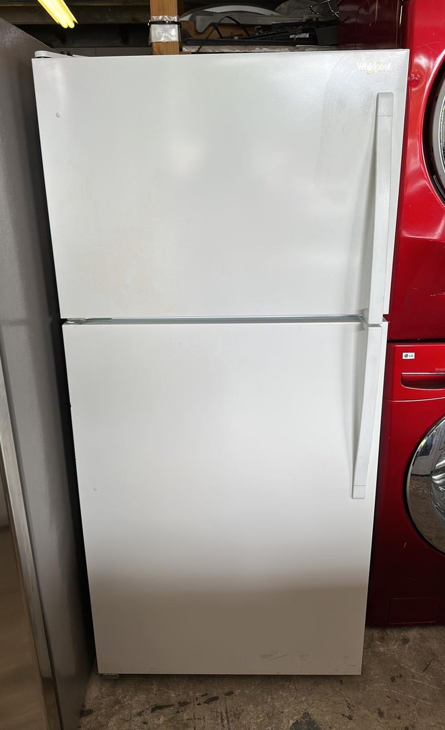 Whirlpool Top Mount White Fridge