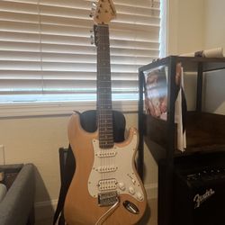 fender eesquier guitar+Mustang LT25 amp