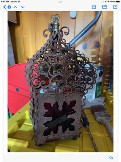 Antique hanging light