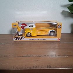 YELLOW & 1947 FORD COE FLATBED