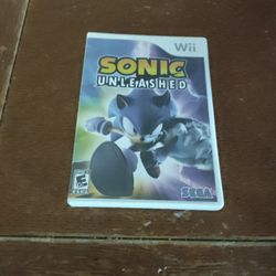 Wii- SONIC UNLEASHED ( COMES WITH INSTRUCTIONS BOOKLET).   PICK ⛏️ UP ONLY