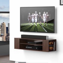 Wall Mounted Media Console Shelf Universal Tv Stand DS210001WB