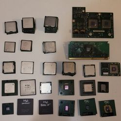 Lot of 73 Intel, AMD, Sun processors