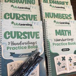 Lily Learning Handwriting Practice Books