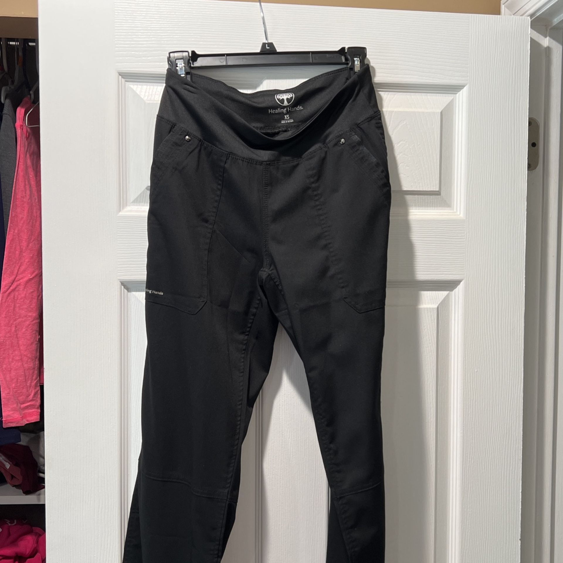 Healing Hands Yoga Scrub Pants XS