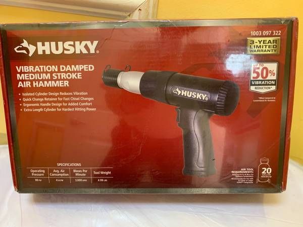 Husky Vibration Damped Medium Stroke Air Hammer
