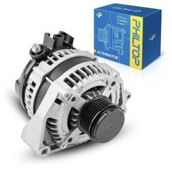 PHILTOP Alternator Compatible With 2015-2019 Chevy Silverado 2500/3500 HD, 2017-2021 Express 2500/3500, 2015-2019 GMC Sierra 2500/3500 HD, 2018-2020 S