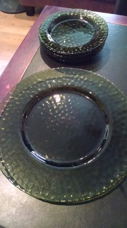 Tag Appetizer platter and plates